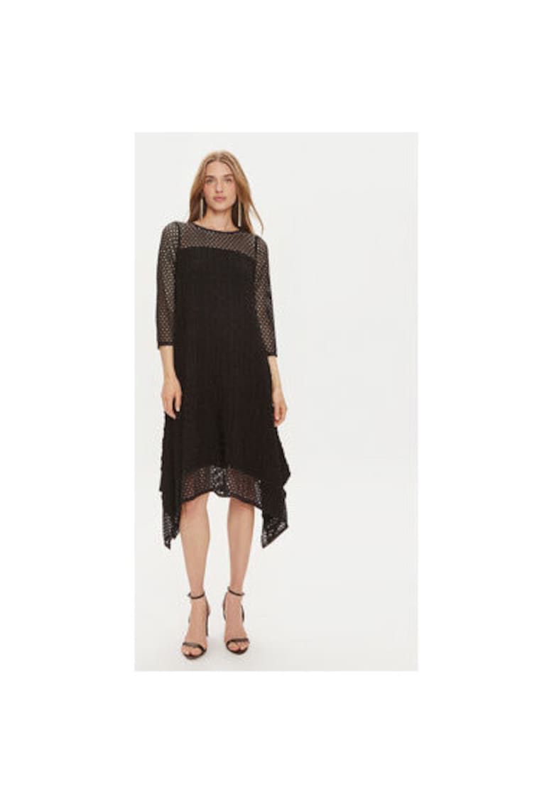 Rochie dama -  303880941 - Viscoza/Poliester - Negru - Negru