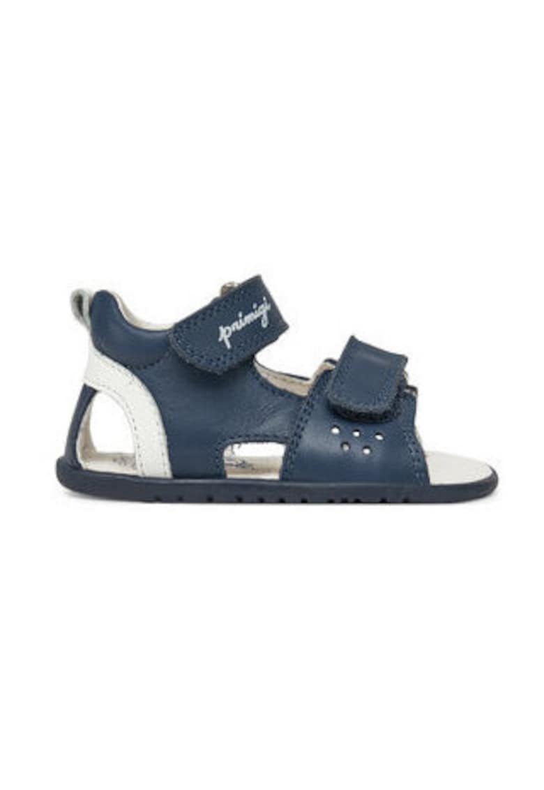 Sandale din piele naturală - Bleumarin