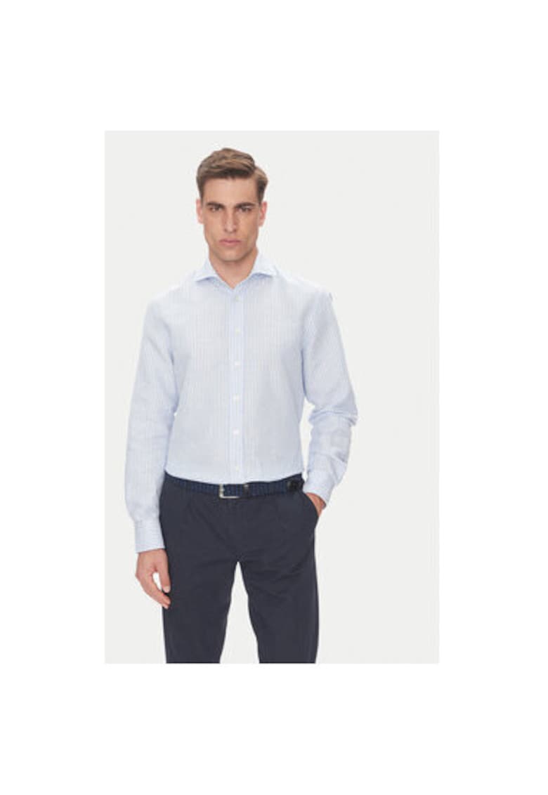 Camasa barbati  B3 10012.3710 - In/Bumbac - Albastru deschis - Albastru deschis