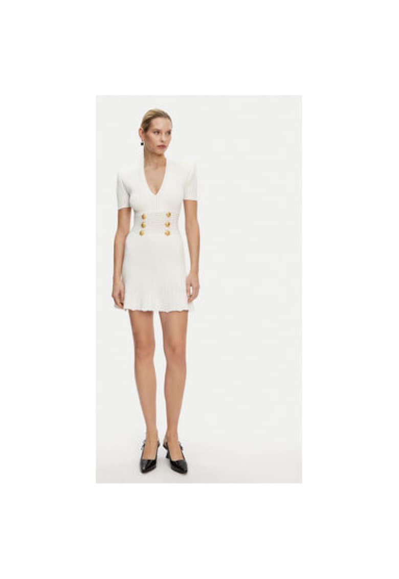 Rochie Dama -  305313812 - Viscoza - Poliester - 46945 - Alb