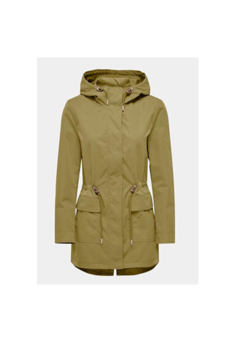 Geaca parka dama -  303391874 - Poliester - Verde - Verde