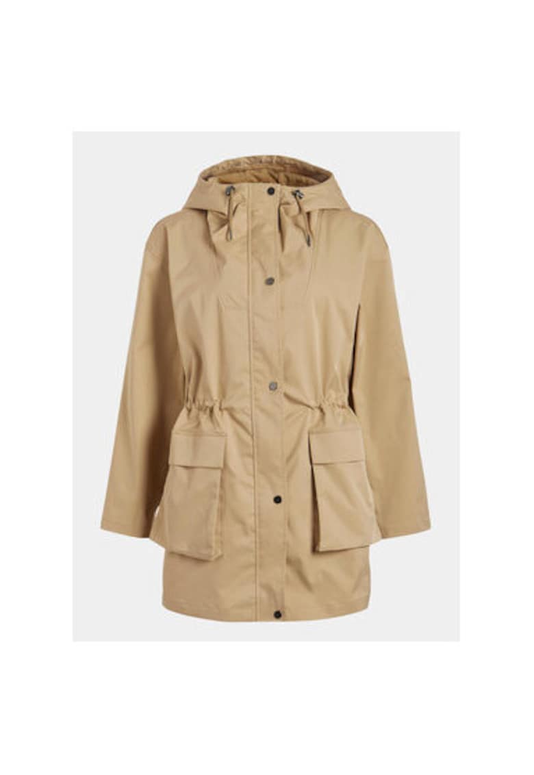 Geaca parka dama -  303499679 - Poliester - Bej - Bej
