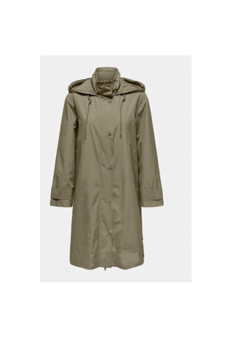 Geaca parka dama -  303387518 - Poliester - Verde - Verde