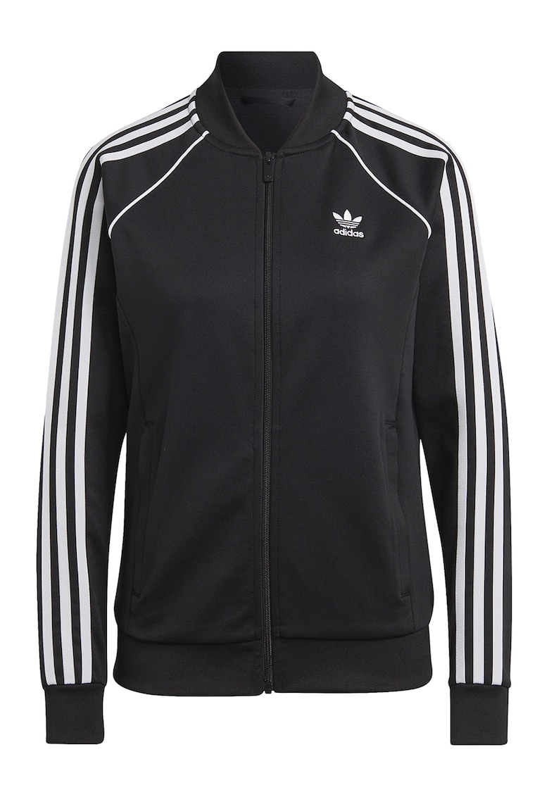 Oferte la Bluza de trening cu fermoar Adicolor Classics - Negru