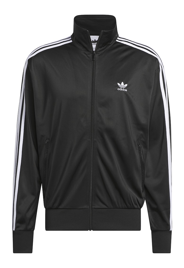 Bluza de trening cu fermoar si guler inalt Firebird - Negru/Alb optic