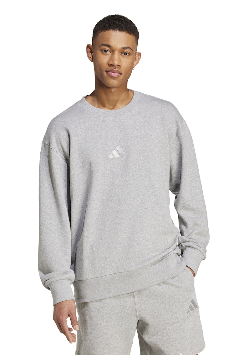 Bluza lejera de trening din bumbac ALL SZN - Gri melange
