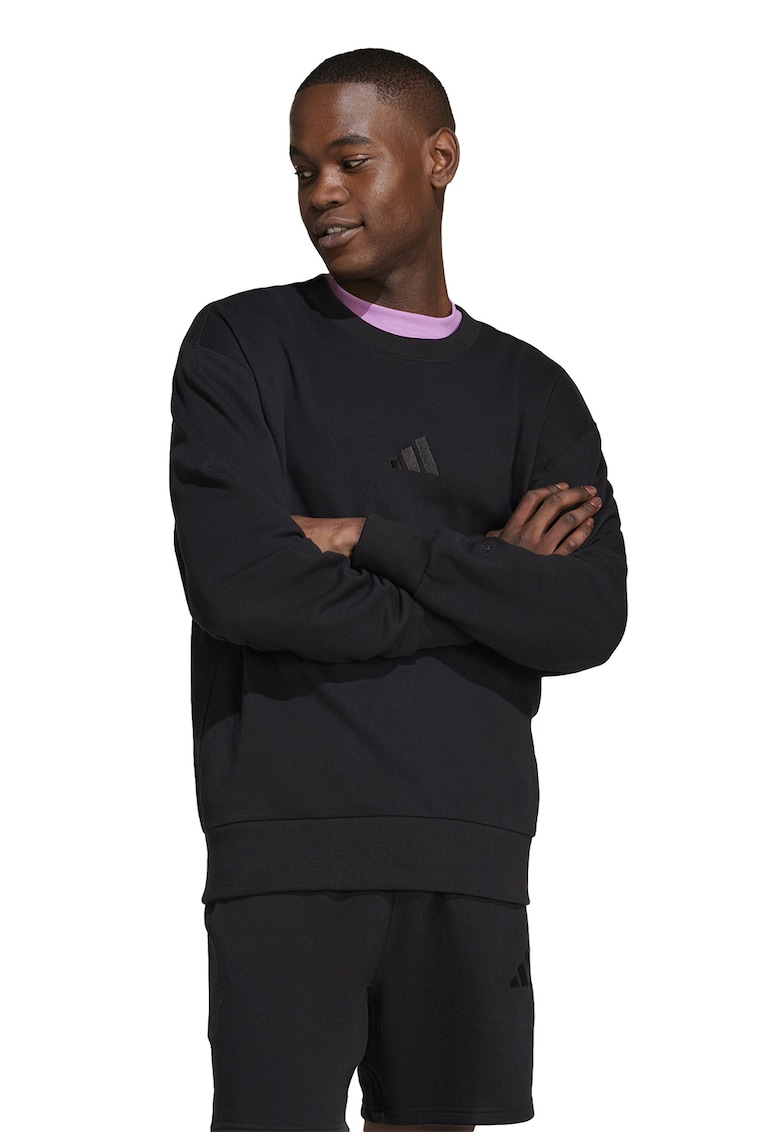Bluza lejera de trening din bumbac ALL SZN - Negru