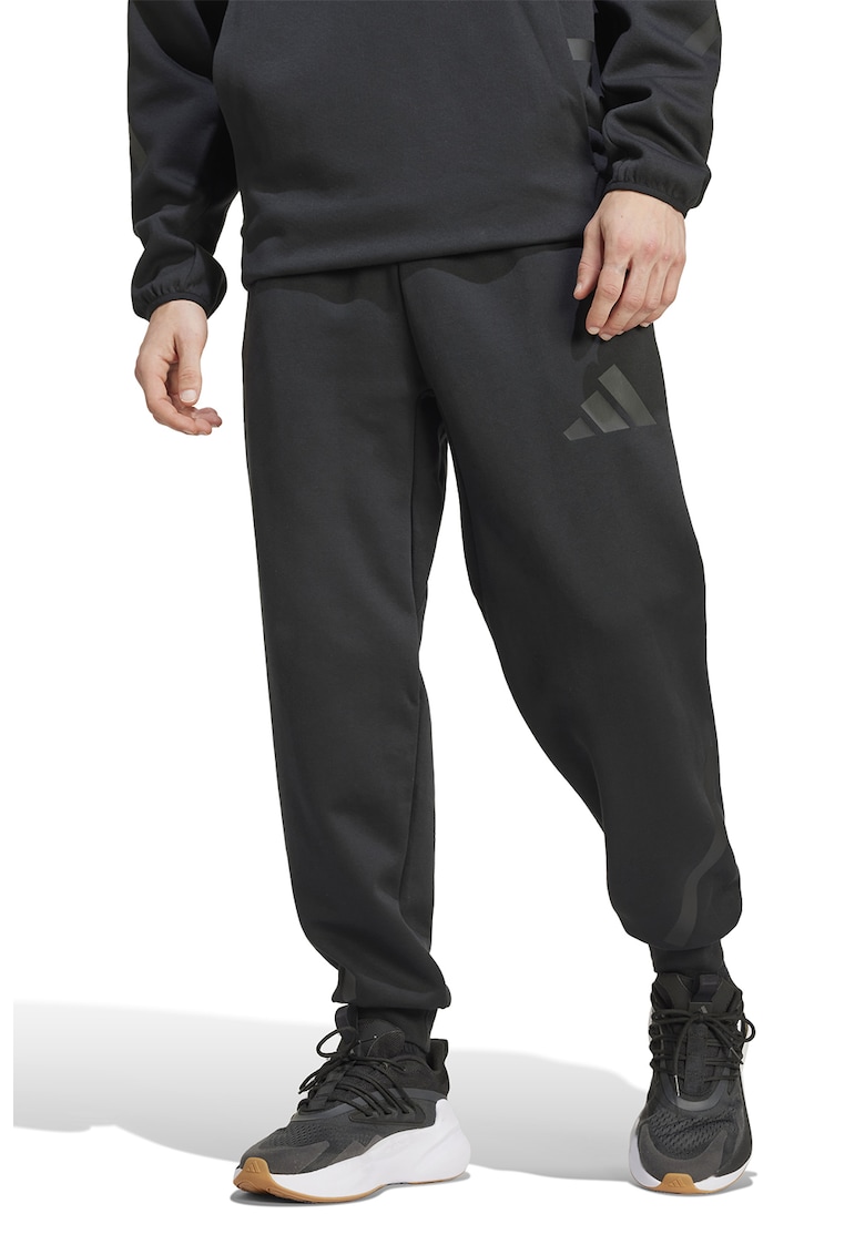 Pantaloni de trening relaxed fit cu snur Z.N.E. - Negru