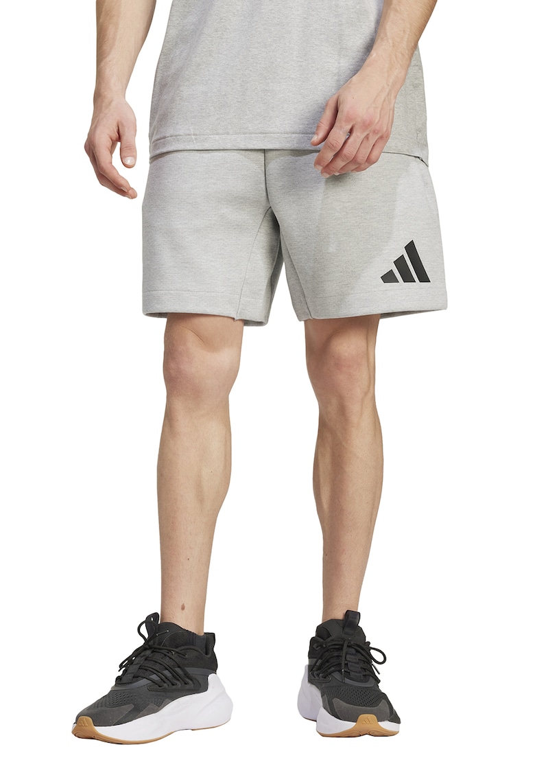 Pantaloni scurti cu talie ajustabile Z.N.E - Gri deschis melange