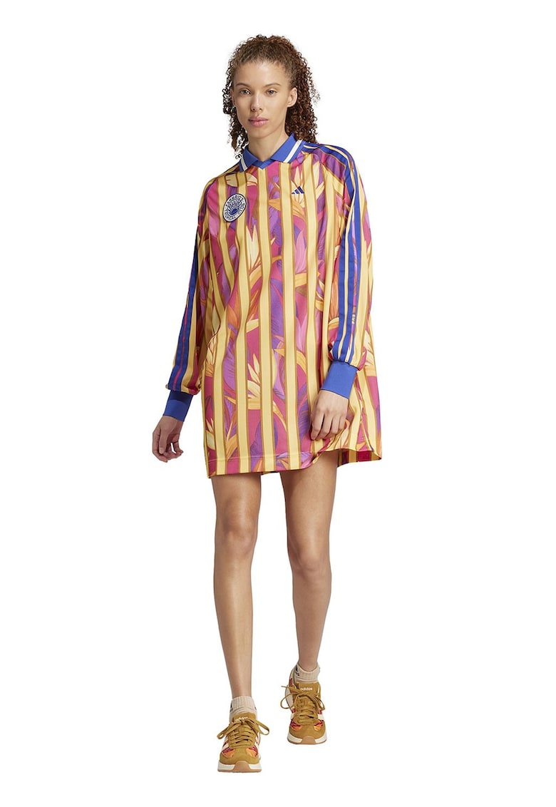 Rochie scurta cu maneci lungi FARM Rio - Multicolor