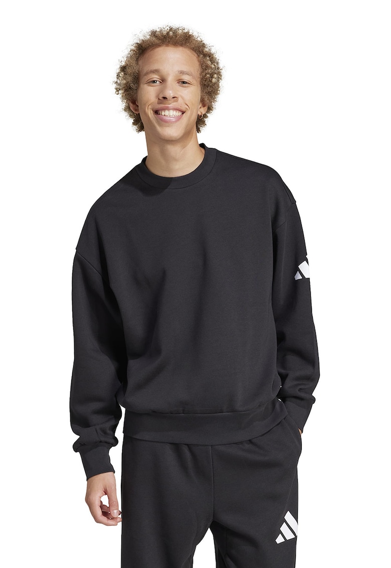 Bluza de trening supradimensionata Essentials - Alb/Negru