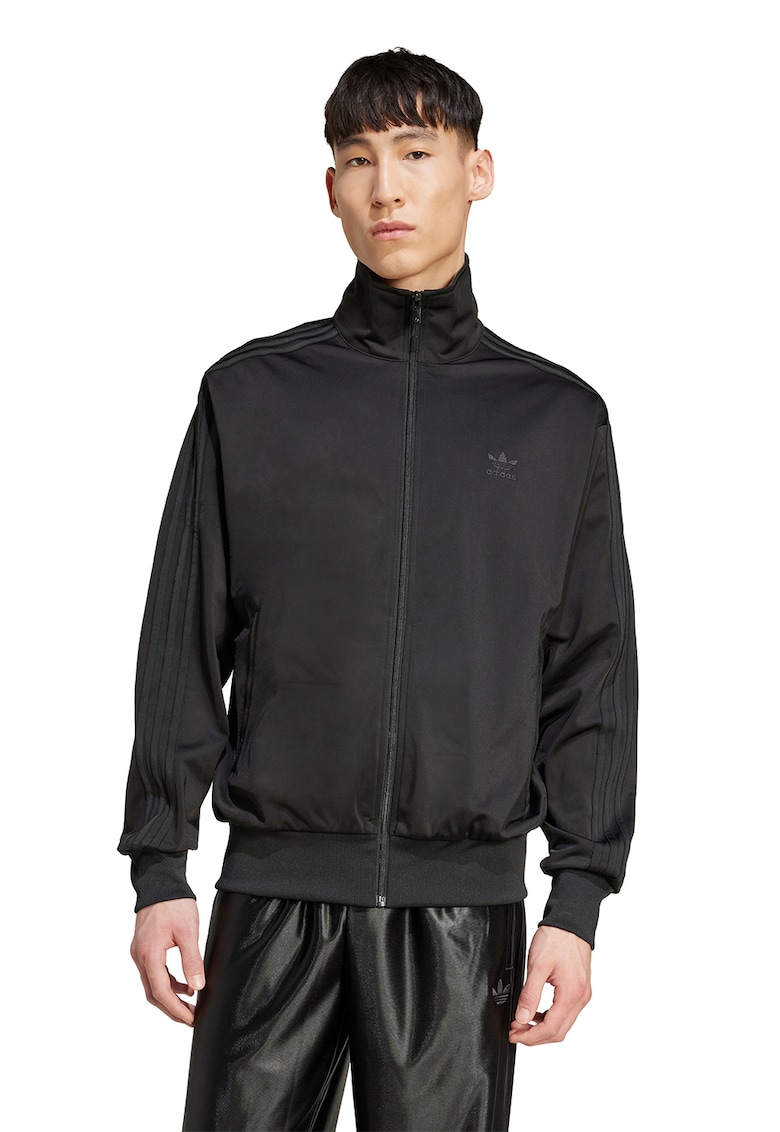 Bluza de trening cu fermoar si guler inalt Firebird - Negru stins