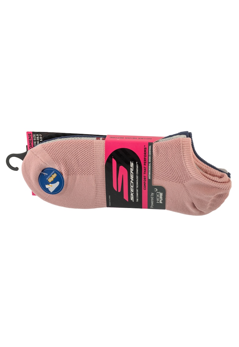 Set sosete dama -  3pk Womens Microfiber Non Terry No Show S101720-HPKNV - Multicolor - 35-39 -5; 3buc