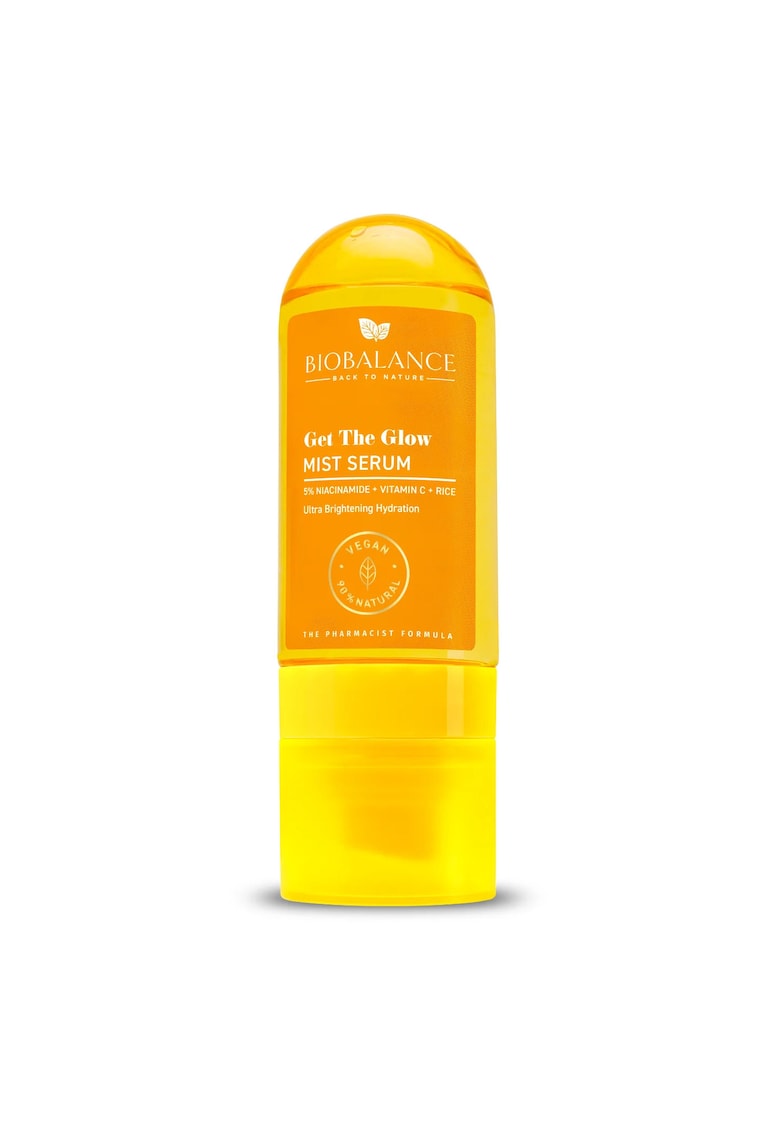 Get The Glow - ser spray facial pentru ultra luminozitate si hidratare - BioBalance - 80 ml