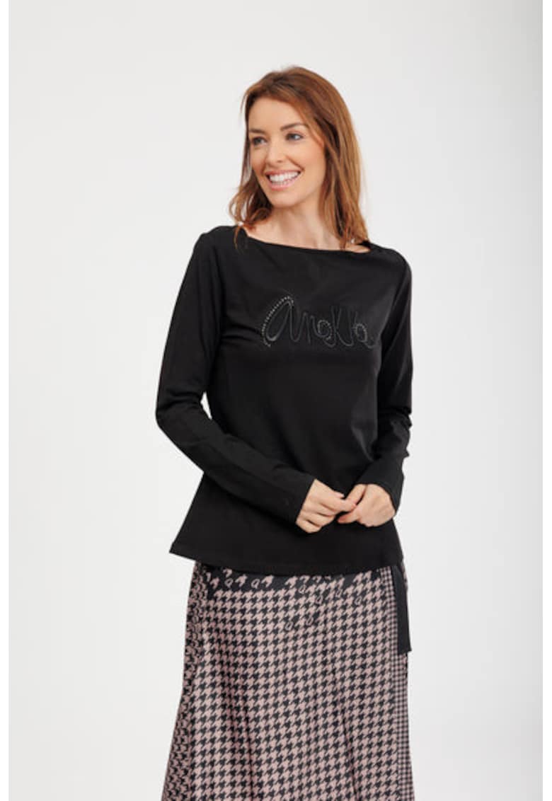 Bluza dama maneca lunga 41281 327 - Negru