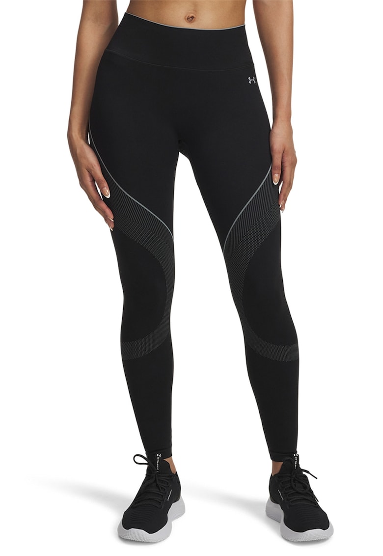 Colanti fara cusaturi - pentru antrenament Vanish - Negru/Gri inchis