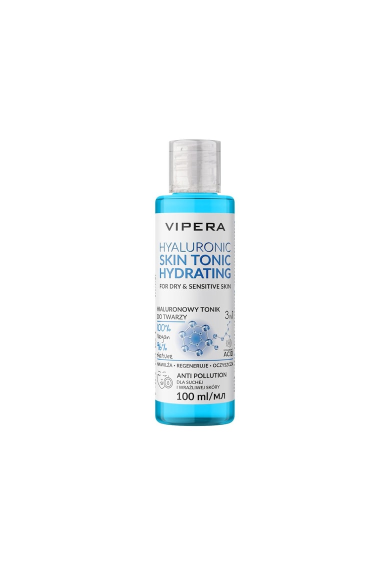 Tonic Hidratant cu Acid Hialuronic  pentru toate tipurile de piele - 100 ml - 100 ml
