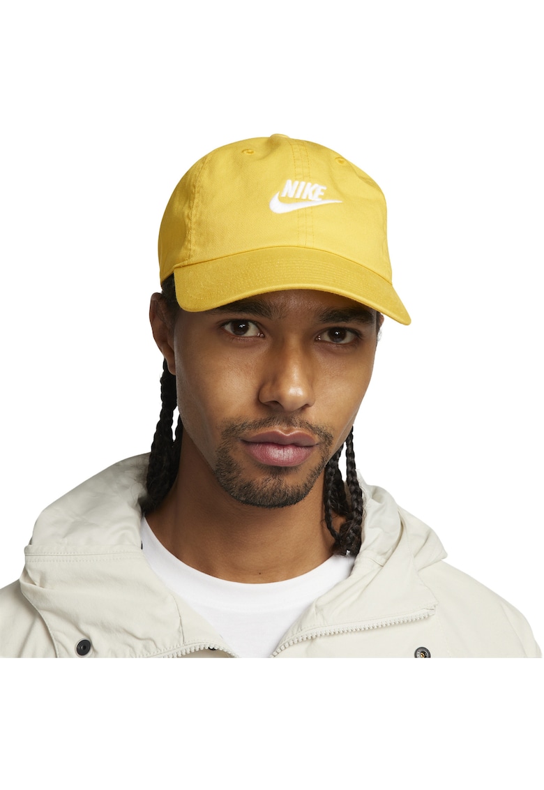 Sapca ajustabila unisex cu logo brodat Fly - Galben