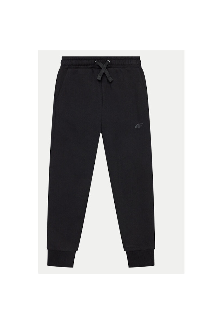 Pantaloni fete -  303943363 - Bumbac/Poliester - Negru - Negru
