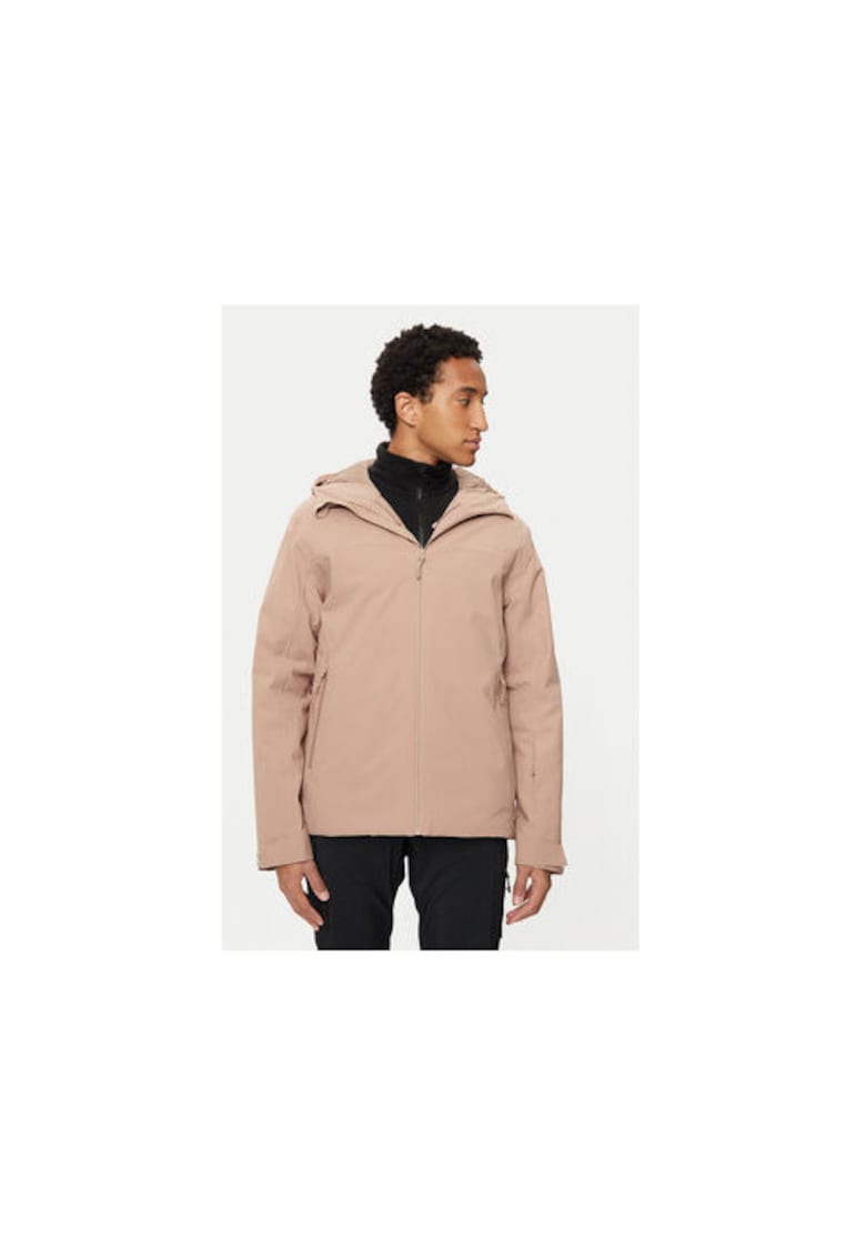 Geaca ski barbati -  303945541 - Poliester - Maro - Maro