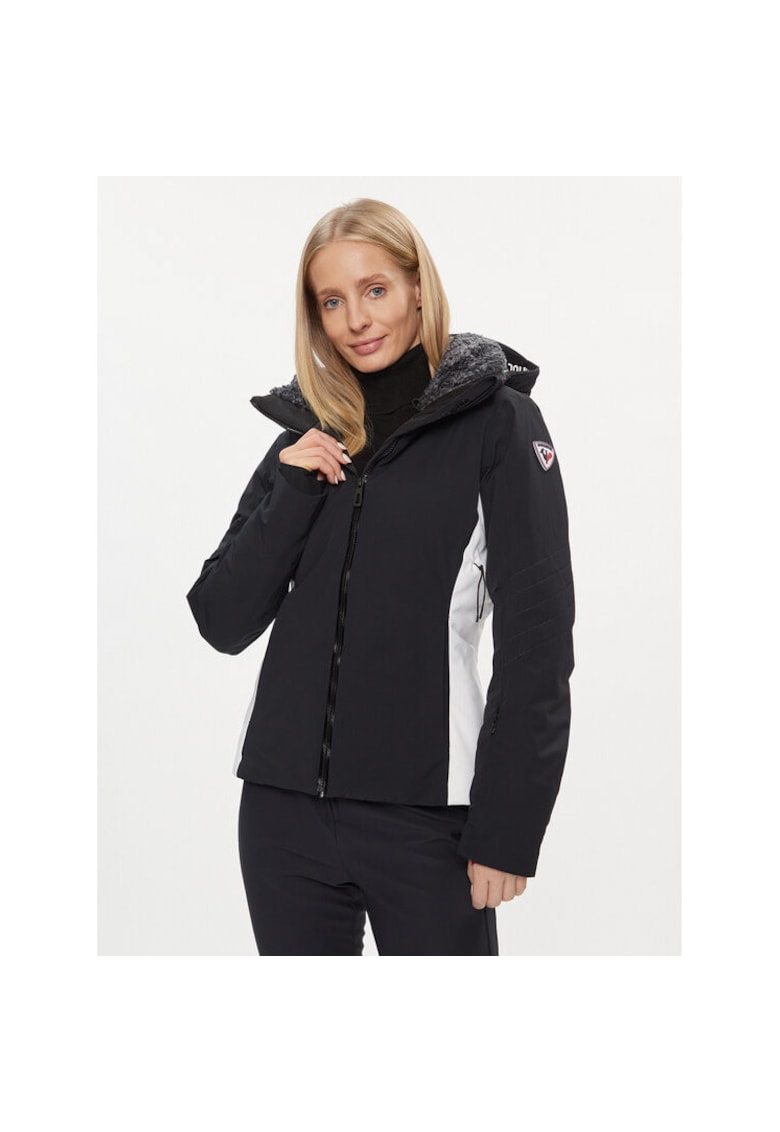 Geaca ski dama -  303413460 - Poliamida/Elastan - Negru - Negru