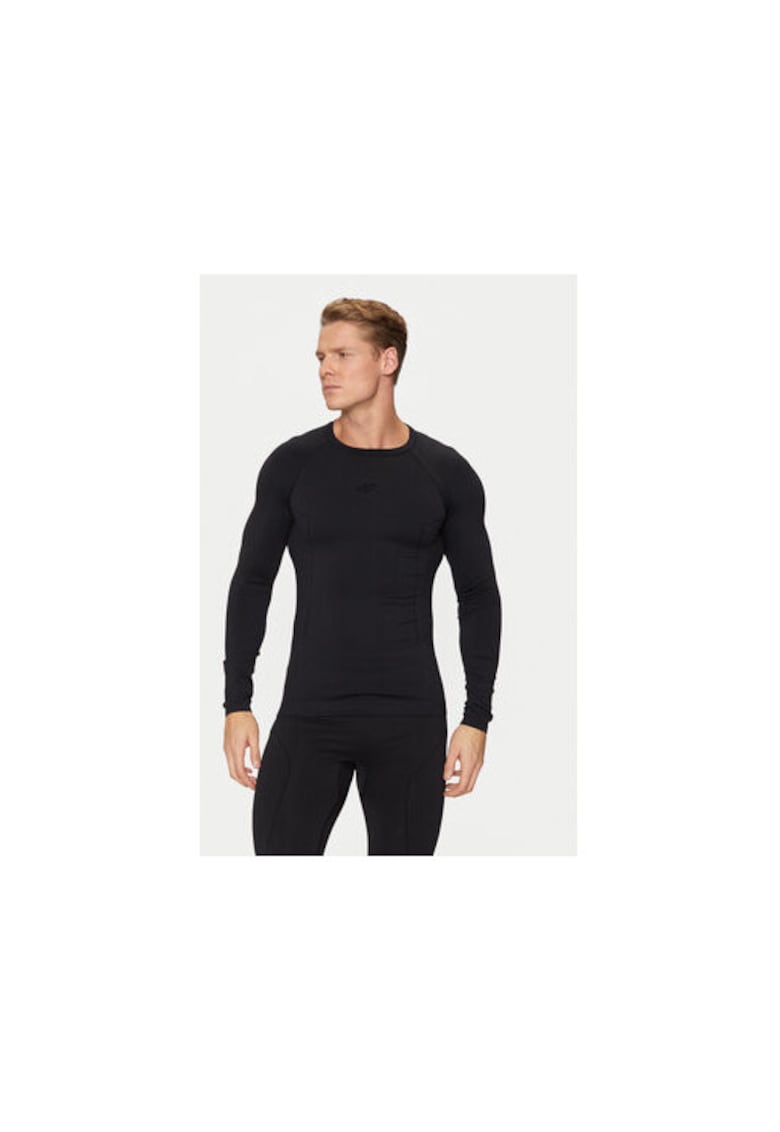 Bluza termica barbati -  303945916 - Poliamida - Negru - Negru