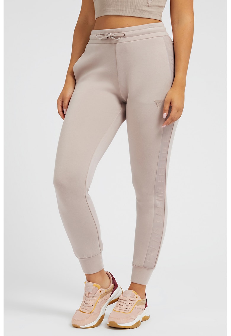 Pantaloni de trening cu talie ajustabila - Maro nisip