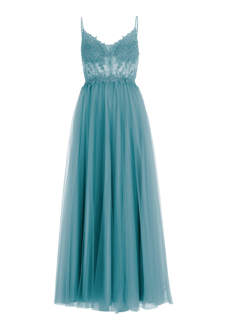 Rochie dama  5AI059HK - Poliester - 56797 - Turcoaz