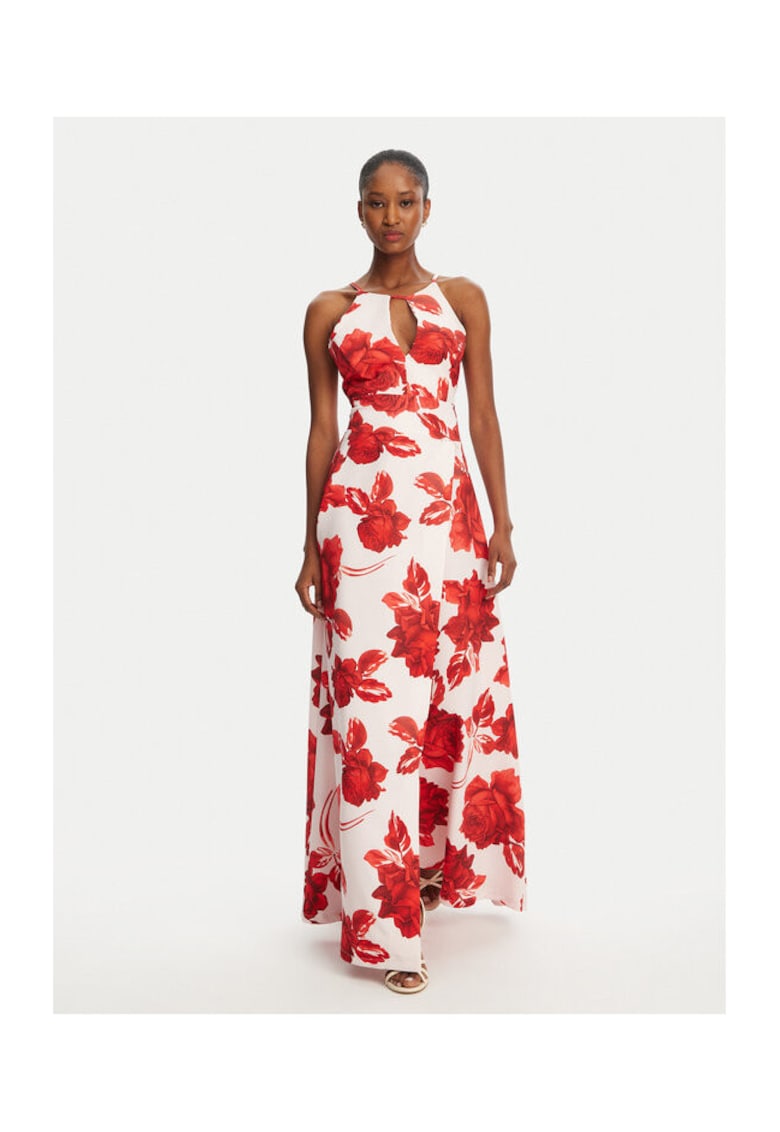 Rochie dama  ACAB0024041 - Rosu/Alb