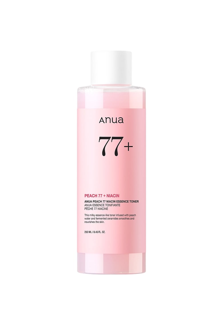 Toner-esenta cu 77% extract de piersica si niacina  250ml - Uscat/Gras/Mixt/Sensibil/Normal