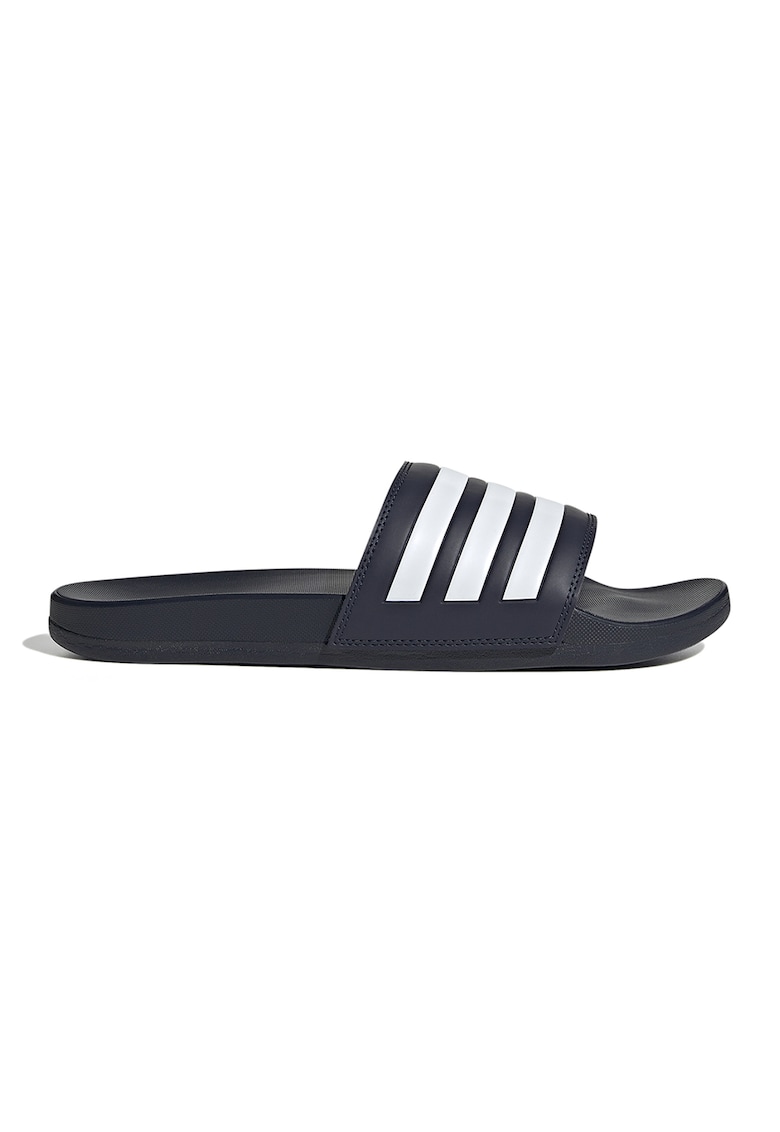 Papuci unisex Adilette Comfort - Alb/Bleumarin