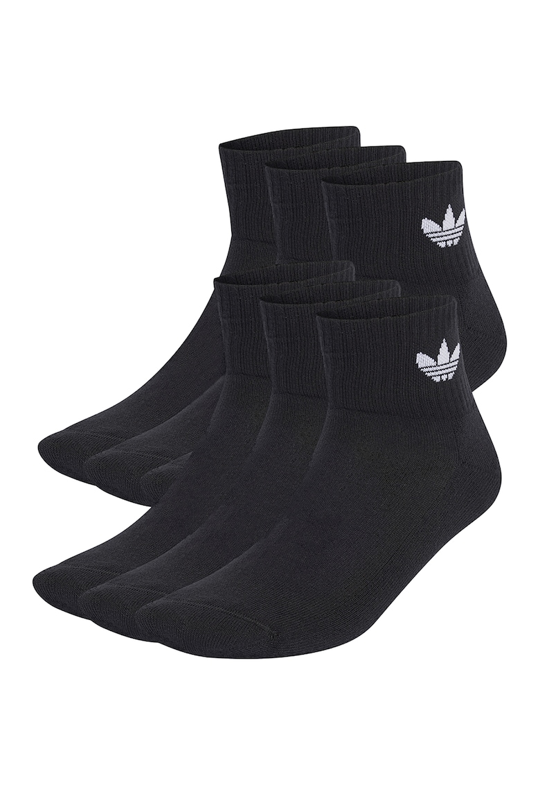 Set de sosete scurte unisex Daily Essentials - 6 perechi - Gri antracit