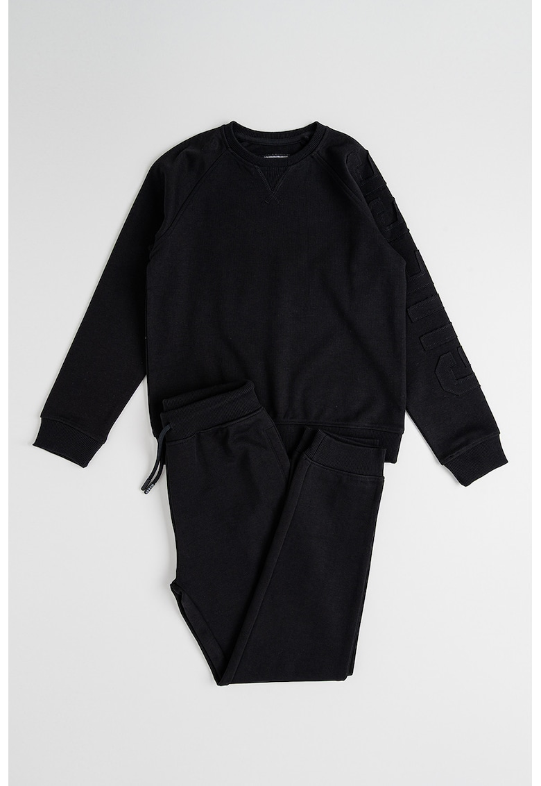 Set de bluza de trening si pantaloni - Negru