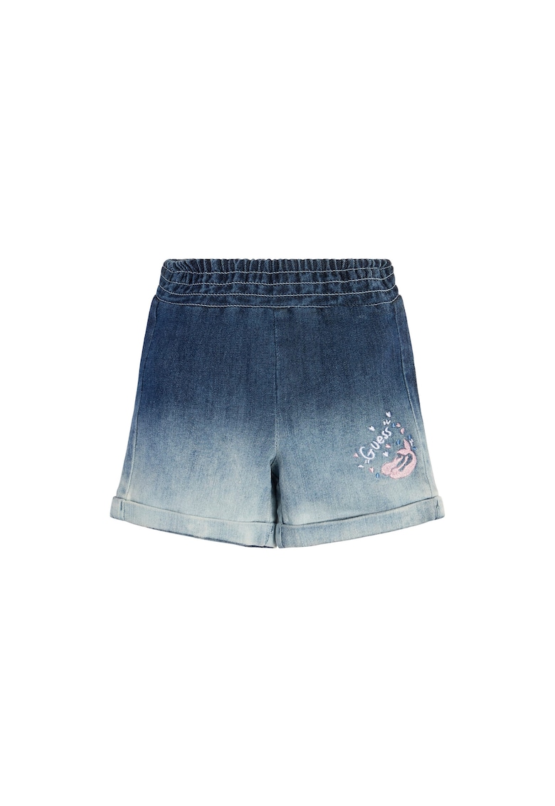 Pantaloni scurti copii -  Bumbac - Albastru marin - Bleumarin