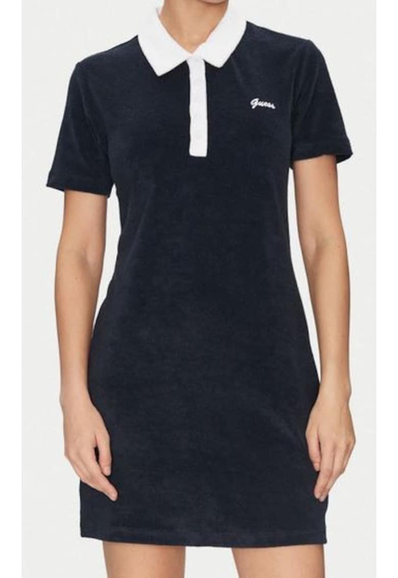 Rochie  model V5GK01KCQV1 - mini - bumbac-poliester - bleumarin