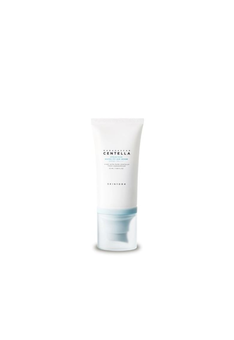 Crema de Protectie solara cu Acid Hyaluronic si Centella Asiatica SPF 50+ PA++++ - Skin 1004 - Pentru ten sensibil - Protectie UV - Hidratare intesiva - Revitalizare - Aplicare usoara - 50 ml
