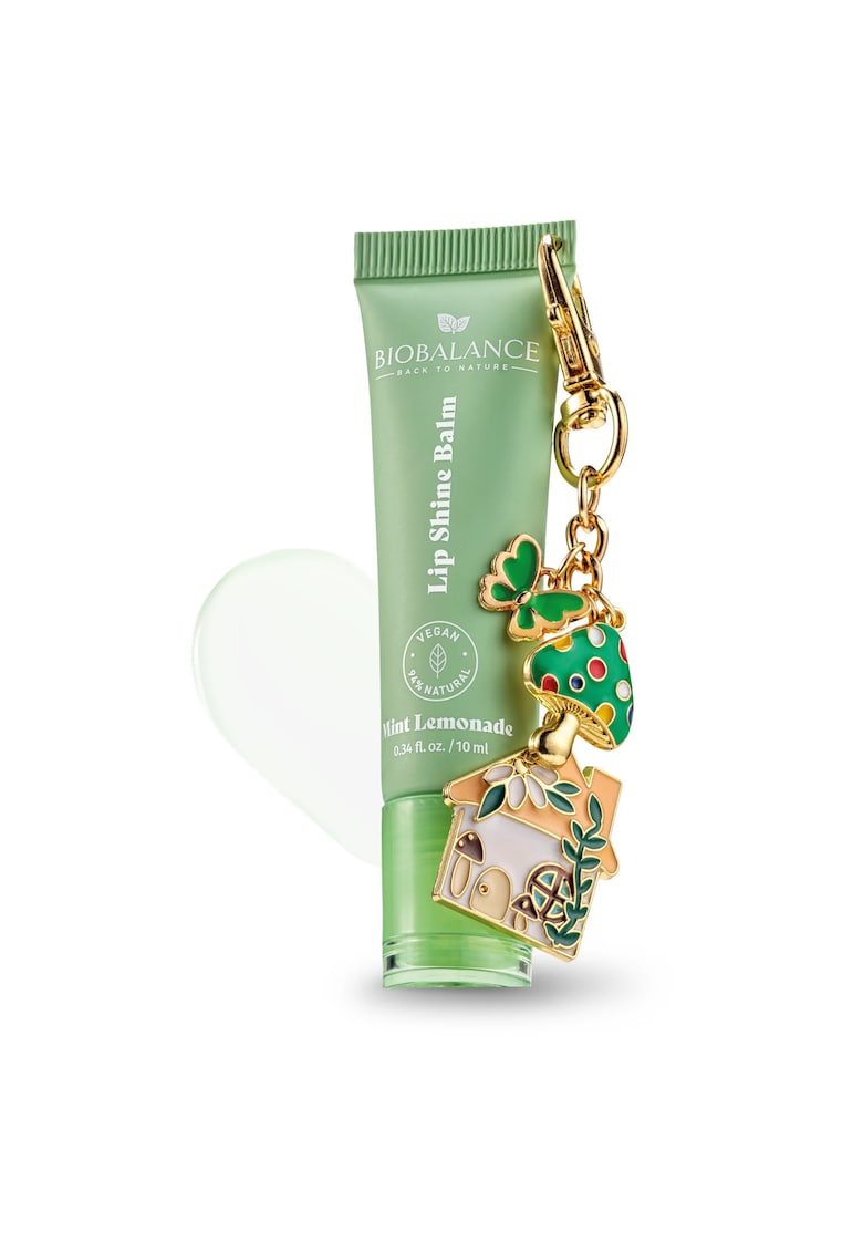 Balsam de buze cu efect lucios - Mint Lemonade - BioBalance - 10 ml