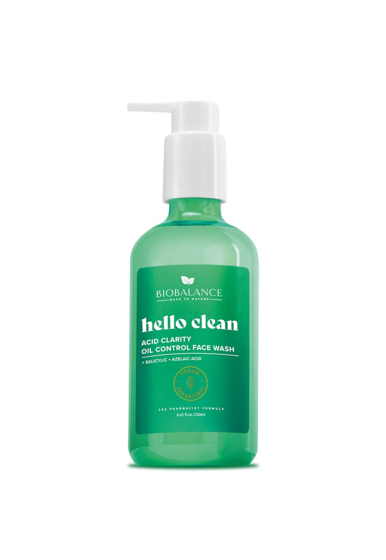 Acid Clarity - gel de curatare - cu acid salicilic + acid azelaic - BioBalance - 250 ml