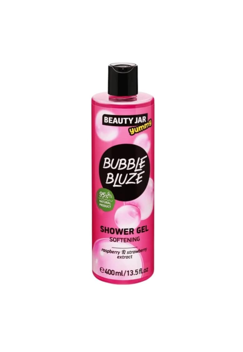 Gel de dus pentru piele catifelata - cu extract de zmeura si capsune - Bubble Bluze - 400ml