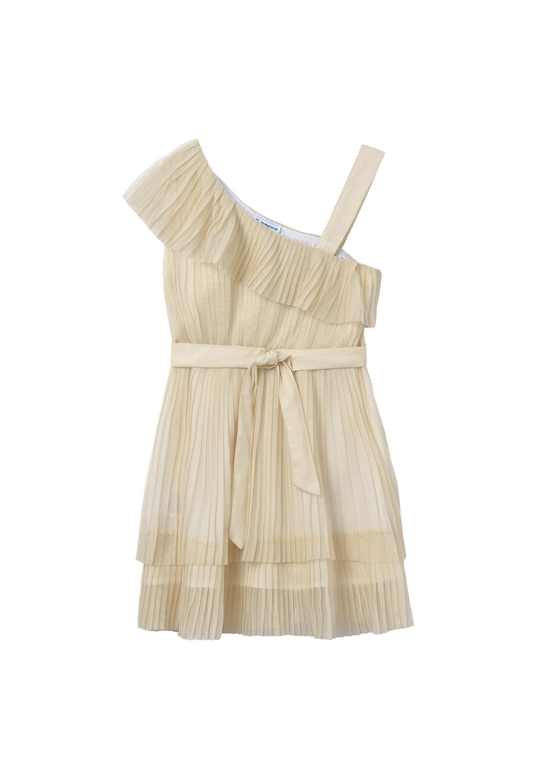 Rochie fete  6977 - Poliamida - Bej - Bej