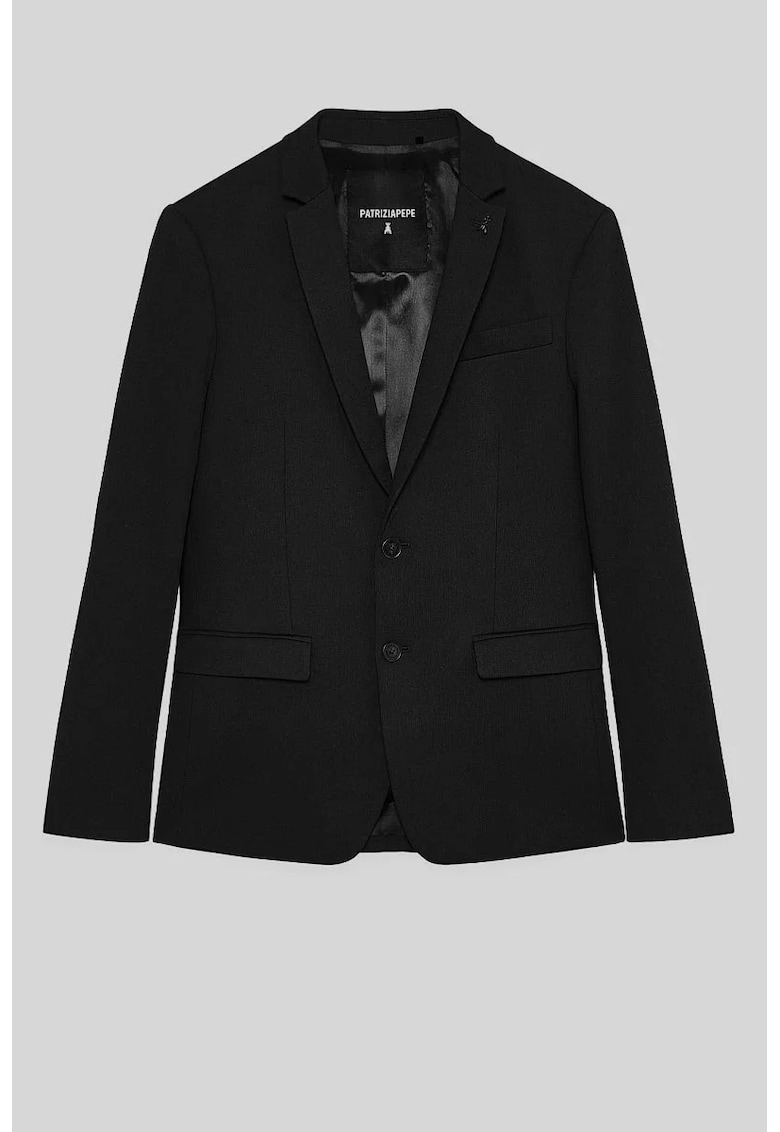 Sacou regular fit cu inchidere la un singur rand de nasturi PP3 - Negru