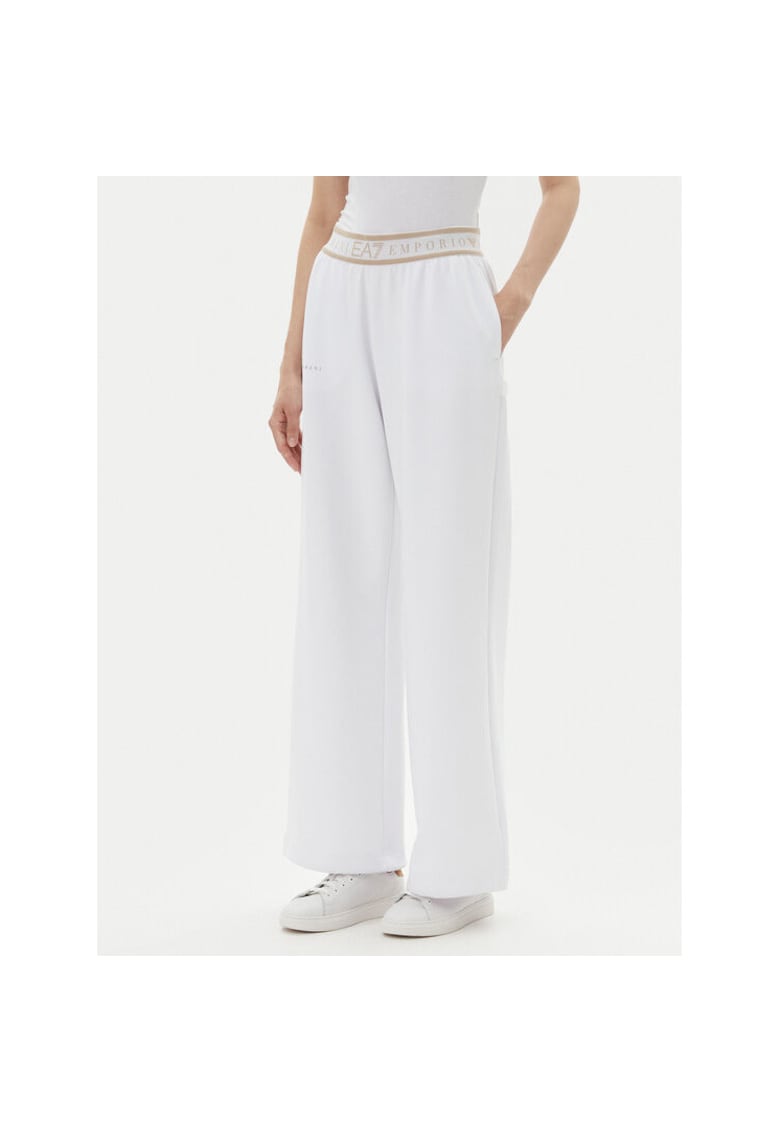 Pantaloni de trening dama  Emporio Armani - 7W000281 AF12501 - Poliester/Bumbac - Bej - Bej