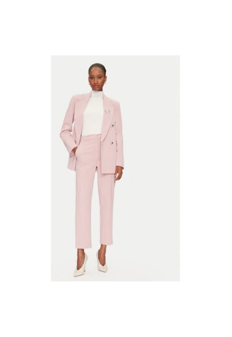 Pantaloni din material textil dama  25EB539/M06/14RS9 - Roz