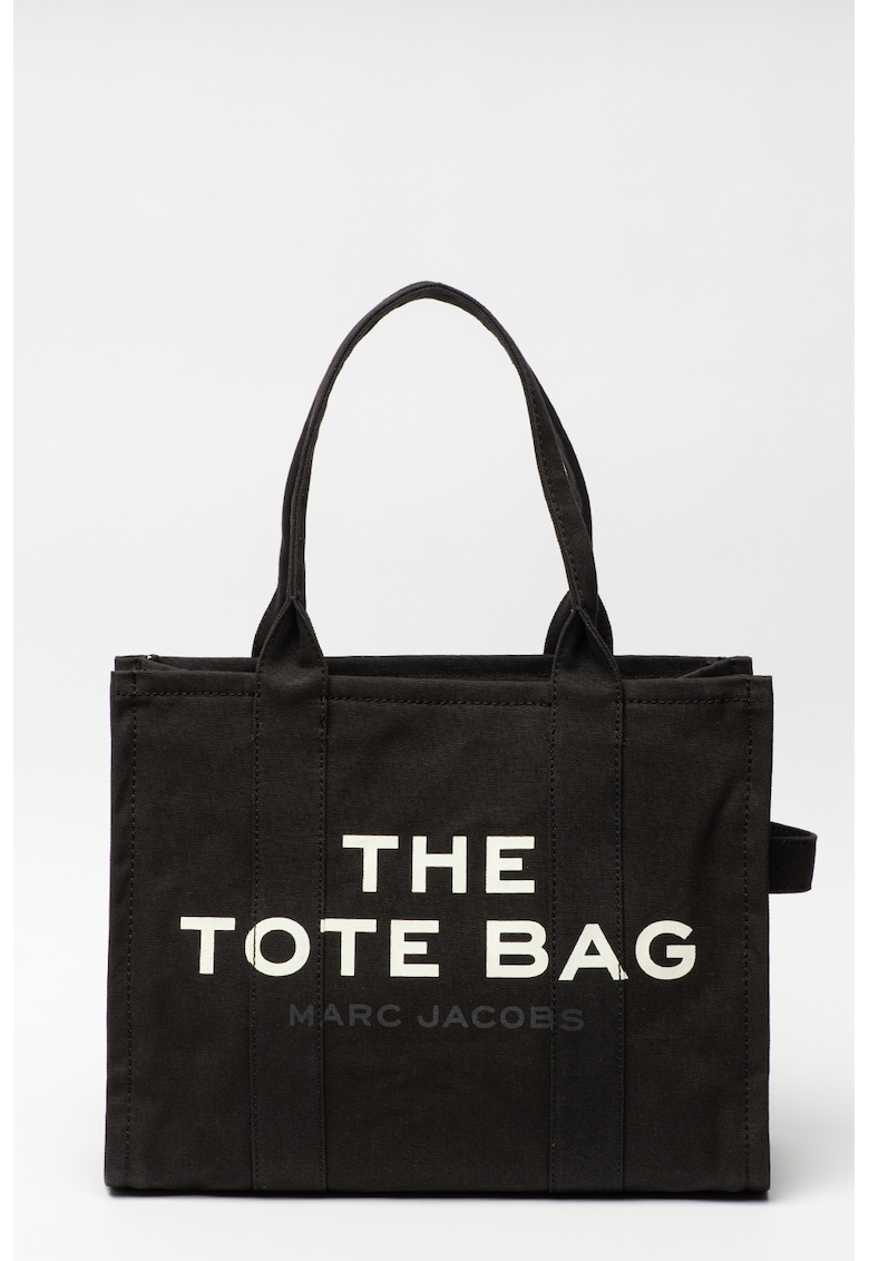 Geanta tote mare The Canvas - Alb/Negru