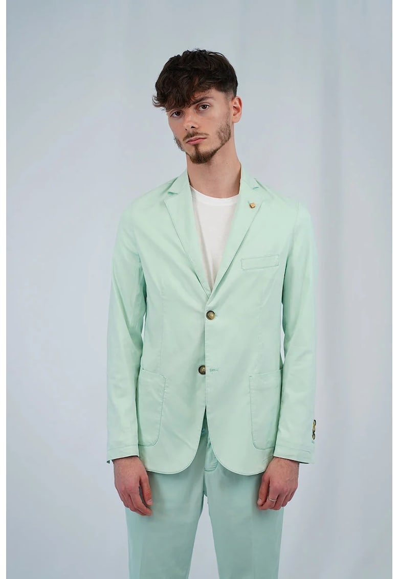 Sacou fără dublură - de vară cu buzunare aplicate XG1 - Verde