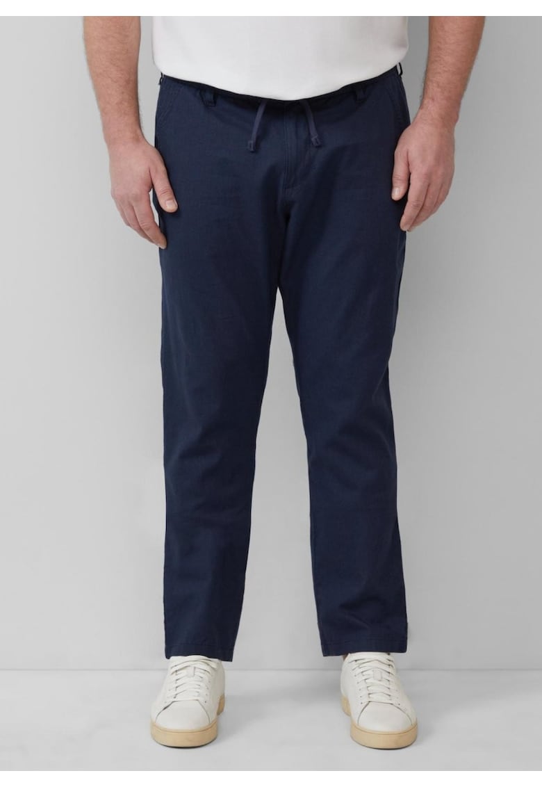 Big Sizes Pantaloni chino - barbati big sizes - Detroit - croiala Regular fit - Bleumarin inchis