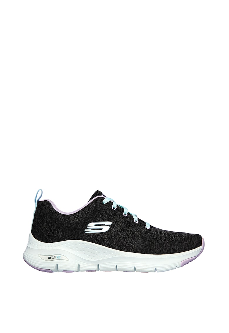 Pantofi sport Arch Fit - Infinite Adventure - Negru/Verde menta