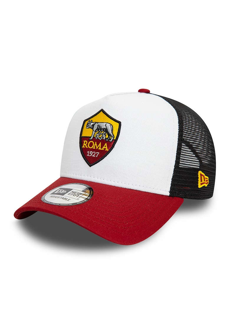 Sapca trucker cu capsa pe spate AS Roma 9FORTY - Rosu/Galben/Alb optic