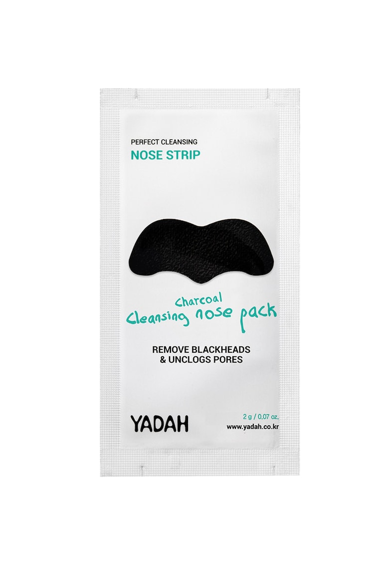 Charcoal Cleansing Nose Pack Benzi pentru indepartarea punctelor negre cu carbune 10 x 2 gr