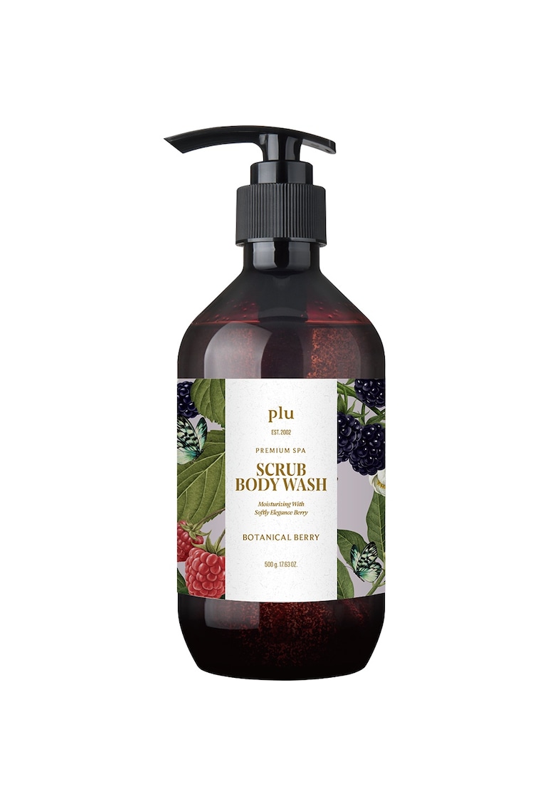 Gel de dus exfoliant cu fructe de padure -  500 gr